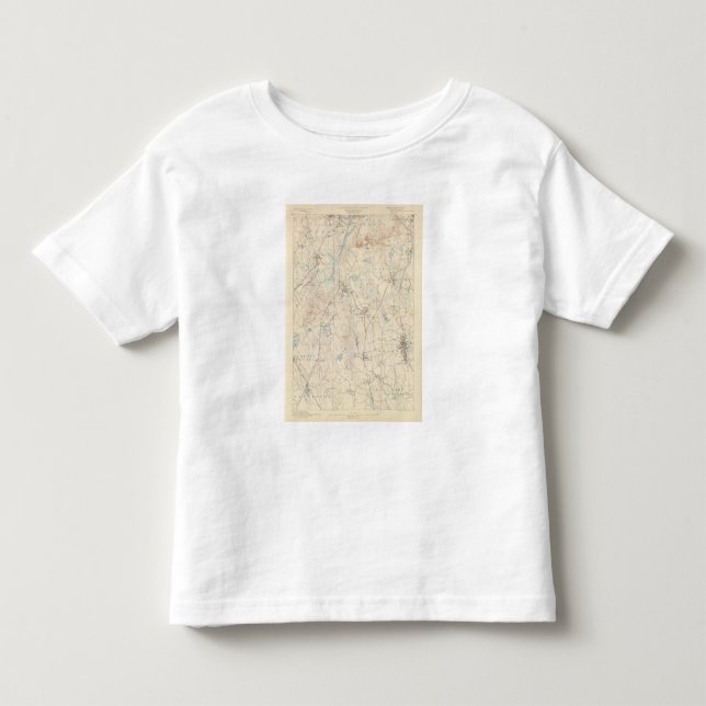 Dedham Massachusetts T Shirt (Framsida)