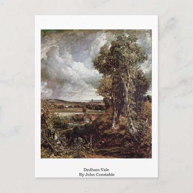 Dedham Vale av John Constable Vykort (Framsida)