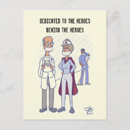 Dedicated To Heroes Postcard Vykort