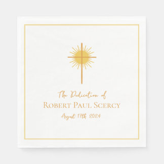 Dedication av baby/Christening Pappersservett