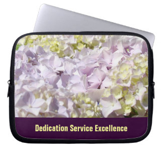Dedication Service Excellence Laptoppskydd Blommor Laptop Fodral