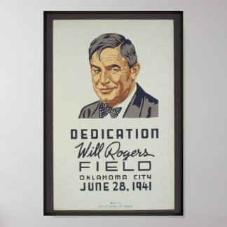 Dedication, Will Rogers Fält, Oklahoma City, juni Poster