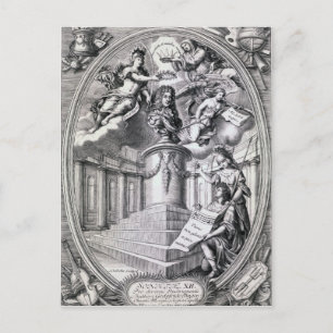 Dedicatory engrave to Gottfried Finger, 1688 Vykort