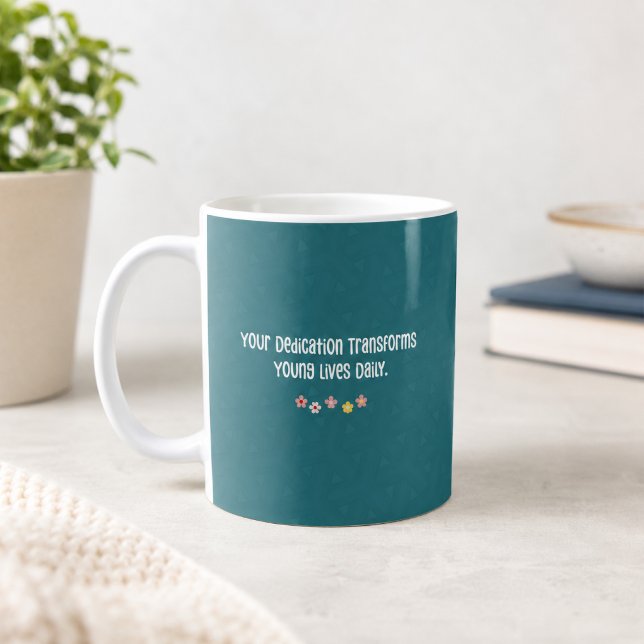 Dedikation Förvandlar Unga Liv - Fosterförälder Kaffemugg (Skapare uppladdad)