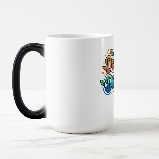 Dedikation Ger Resultat Magisk Mugg (Vänster)