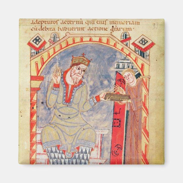 Dedikation till Charles Bald, från Magnet (Framsidan)