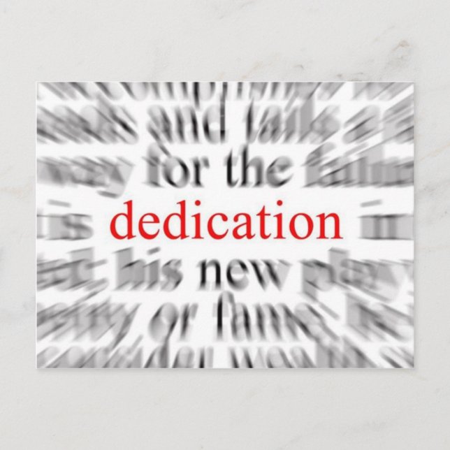 Dedikation Vykort (Framsida)