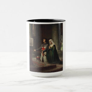 Dedikationen (Medieval Knight och Hans Dam) Mugg