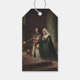 Dedikationen (Medieval Knight och Hans Dam) Presentetikett