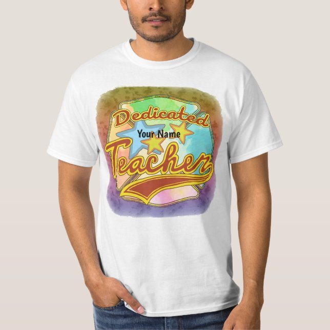 Dedikerad lärare  T-shirt (Framsida)