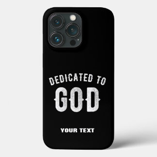 DEDIKERAD TILL GOD ANPASSADE COOLA VITTEXT