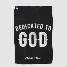 DEDIKERAD TILL GOD ANPASSADE COOLA VITTEXT