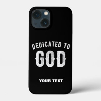 DEDIKERAD TILL GOD ANPASSADE COOLA VITTEXT