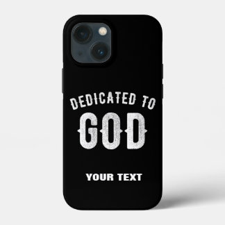 DEDIKERAD TILL GOD ANPASSADE COOLA VITTEXT