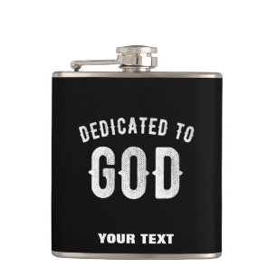 DEDIKERAD TILL GOD ANPASSADE COOLA VITTEXT FICKPLUNTA