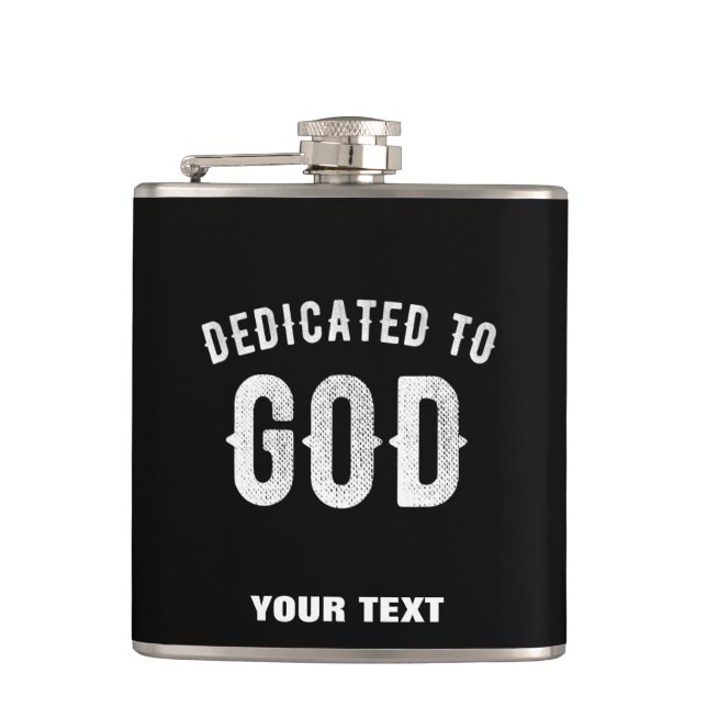 DEDIKERAD TILL GOD ANPASSADE COOLA VITTEXT FICKPLUNTA (Framsidan)