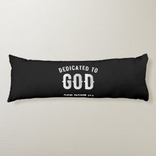 DEDIKERAD TILL GOD ANPASSADE COOLA VITTEXT KROPPSKUDDE