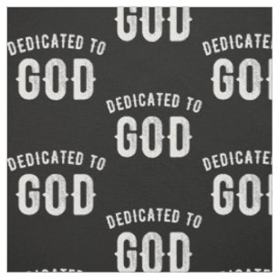 DEDIKERAD TILL GOD ANPASSADE COOLA VITTEXT TYG