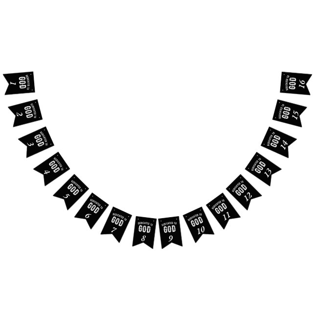 DEDIKERAD TILL GOD ANPASSADE COOLA VITTEXT VIMPLAR (Alla)