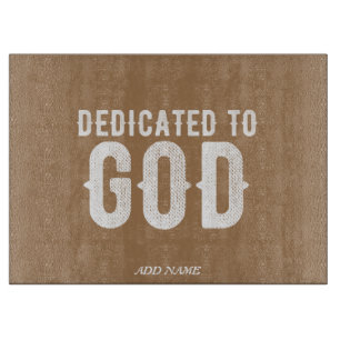 DEDIKERAD TILL GOD COOLA ANPASSADE VITTEXT