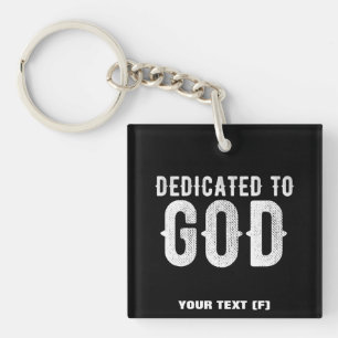 DEDIKERAD TILL GOD COOLA ANPASSADE VITTEXT