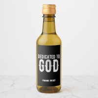 DEDIKERAD TILL GOD COOLA ANPASSADE VITTEXT