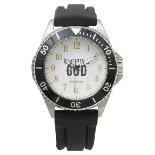 DEDIKERAD TILL SVART ANPASSADE FÖR GOD COOLA ARMBANDSUR