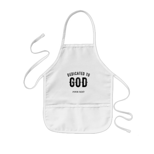 DEDIKERAD TILL SVART ANPASSADE FÖR GOD COOLA BARNFÖRKLÄDE (Framsidan)