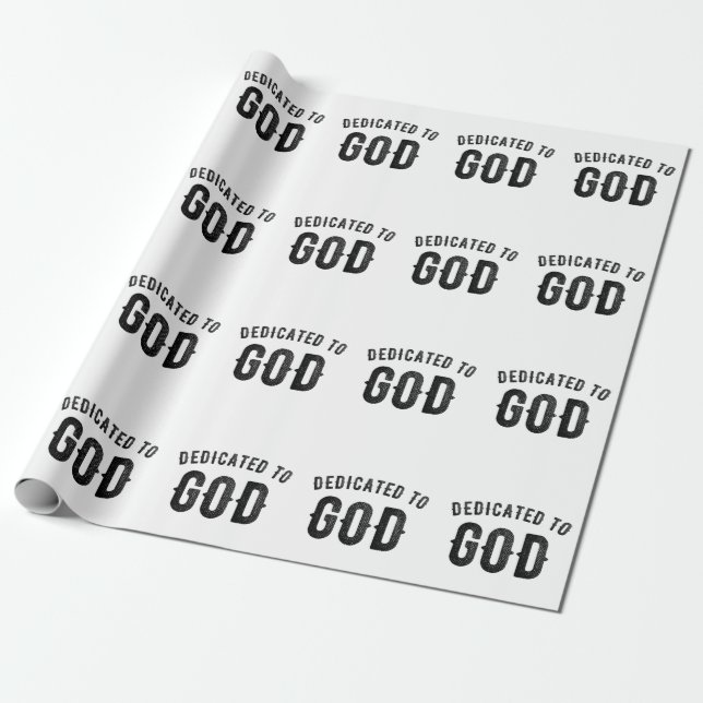 DEDIKERAD TILL SVART ANPASSADE FÖR GOD COOLA PRESENTPAPPER (Utrullad)