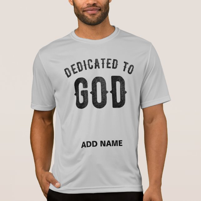 DEDIKERAD TILL SVART ANPASSADE FÖR GOD COOLA T SHIRT (Framsida)