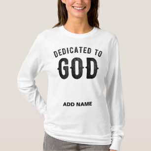 DEDIKERAD TILL SVART ANPASSADE FÖR GOD COOLA T SHIRT