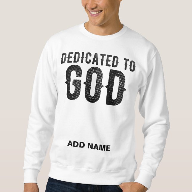 DEDIKERAD TILL SVART COOLA FÖR GOD ANPASSADE  LÅNG ÄRMAD TRÖJA (Framsida)