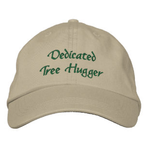 Dedikerad Tree hugger Broderad Keps