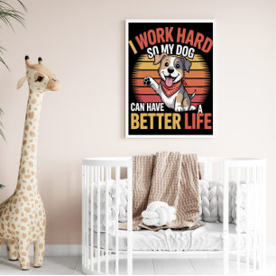 Dedikerad Valp Föräldrarens etik Poster