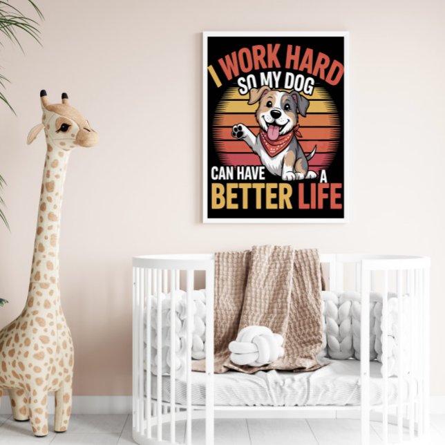 Dedikerad Valp Föräldrarens etik Poster (Skapare uppladdad)