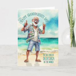 Dedushka Grandföräldrar Day Grandpa Only Cooler Helgkort