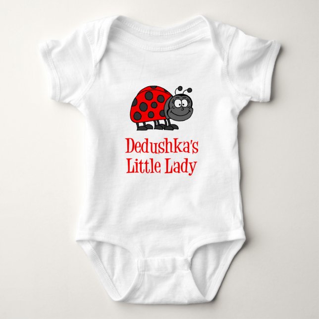 Dedushkas lilla Dam T Shirt (Framsida)