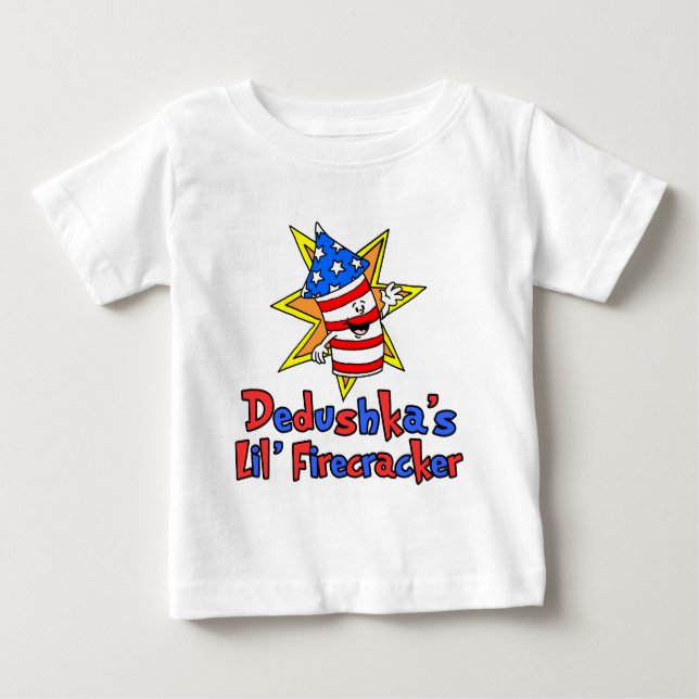 Dedushka's Little Firecracker T-shirt (Framsida)