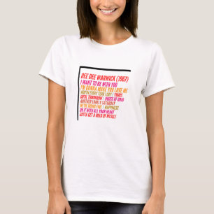 Dee de Warwick Cover Vinyl 1967 Women T-Shirt