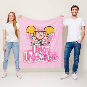 Dee Dee - I Kärlek Unicorns Fleecefilt