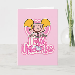Dee Dee - I Kärlek Unicorns Kort