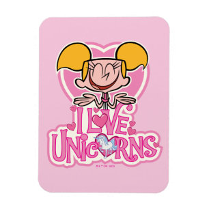 Dee Dee - I Kärlek Unicorns Magnet