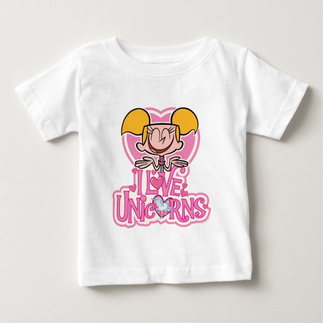 Dee Dee - I Kärlek Unicorns T Shirt (Framsida)