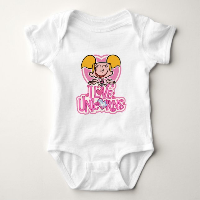 Dee Dee - I Kärlek Unicorns T Shirt (Framsida)