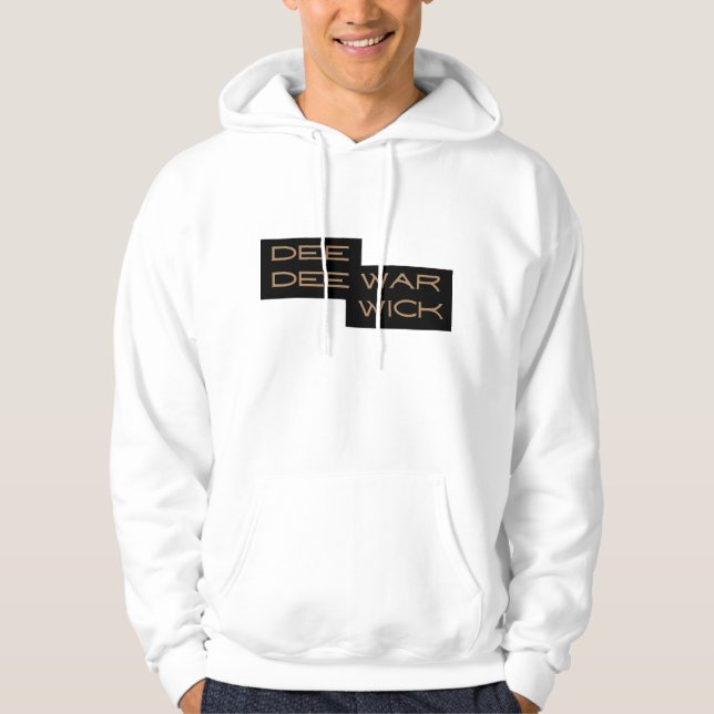 Dee Dee Warwick Black Brown Manar Hoodie (Framsida)