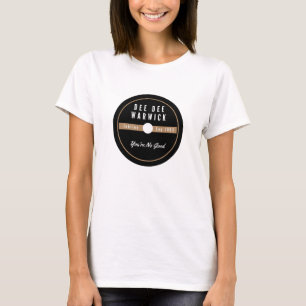 Dee Dee Warwick Black Vinyl Women T-Shirt