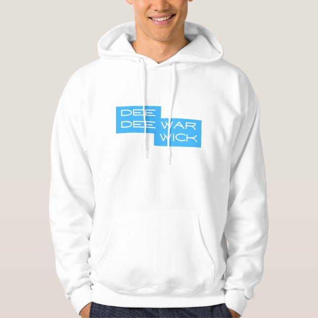 Dee Dee Warwick Blue Manar Hoodie (Framsida)