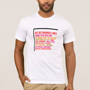 Dee Dee Warwick Cover Vinyl 1967 Manar T-Shirt