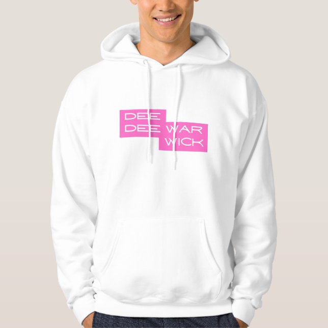Dee Dee Warwick Magenta Manar Hoodie (Framsida)