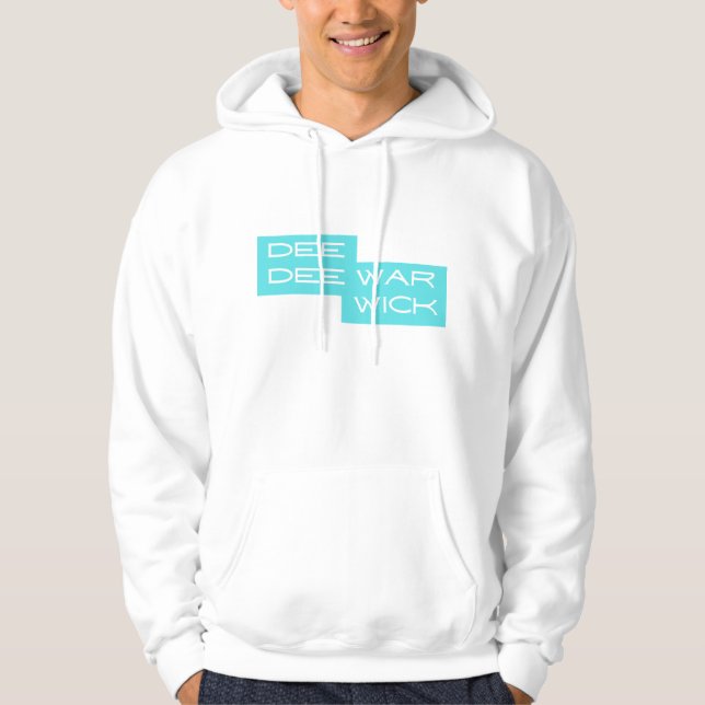 Dee Dee Warwick Turquise Manar Hoodie (Framsida)